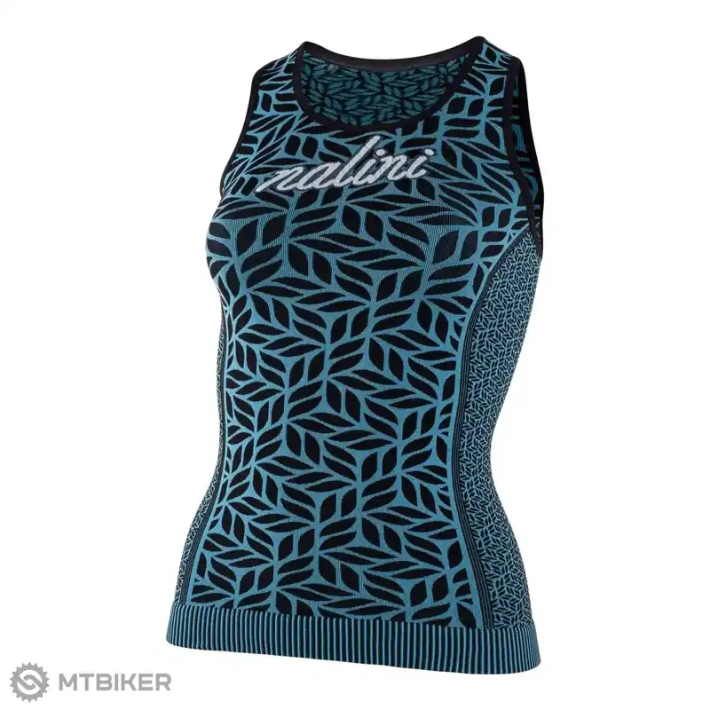 Super Cena Nalini New Seamless Lady Tank dámské tílko, modrá/černá