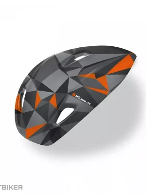 Dotout HT.AERO.LTD Hardtop pro přilbu Kabrio, šedá/oranžová Cenový Hit