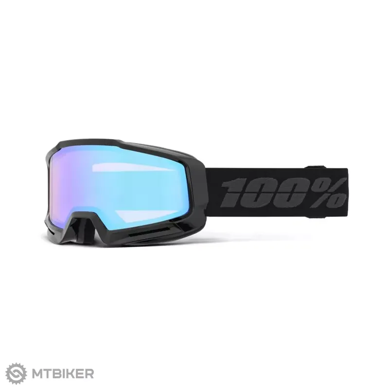 100% OKAN brýle, Bblack/turquoise/HiPER mirror turquoise Omezená Nabídka