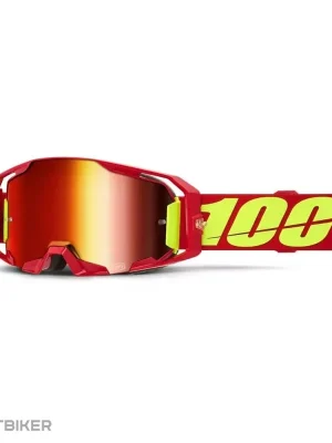100% ARMATIC brýle, červená/zrcadlová červená skla Akce