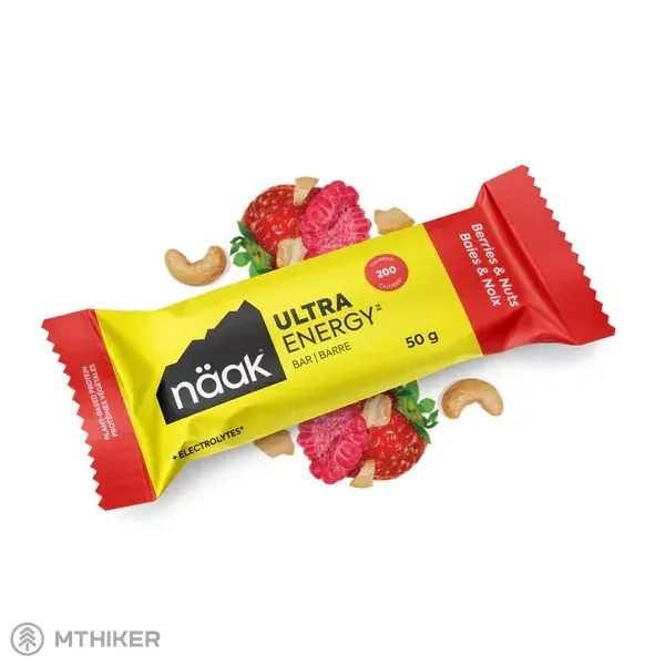 Näak Ultra Energy™ energetická tyčinka, 50 g, bobule/oříšky Dokud Zásoby Vydrží
