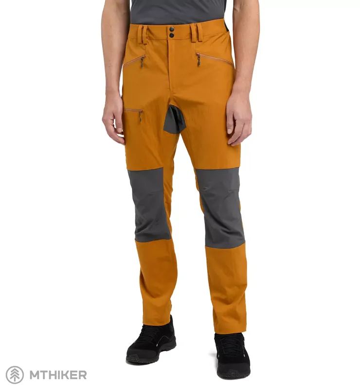Haglöfs Mid Slim kalhoty, žlutá/tmavěšedá Nová Kolekce