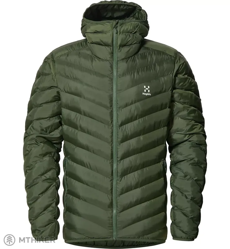 Haglöfs Sarna Mimic Hood bunda, zelená Autentický