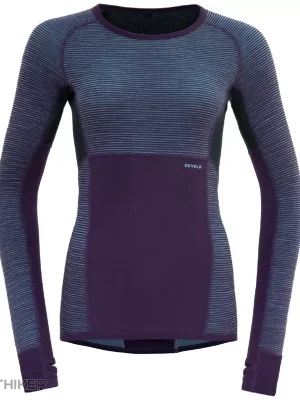 Must-Have Devold Tuvegga Merino oboustranné dámské tričko, lilac