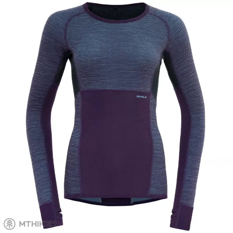 Must-Have Devold Tuvegga Merino oboustranné dámské tričko, lilac