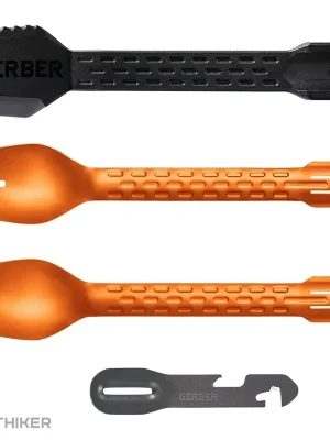 Cenově Výhodný Gerber ComplEAT kempinkový příbor, oranžová