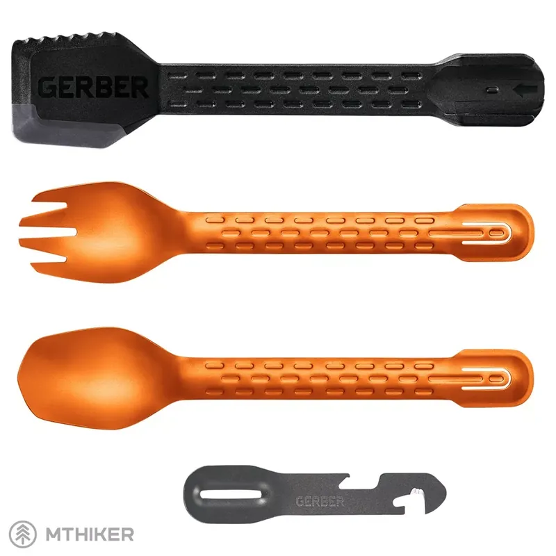 Cenově Výhodný Gerber ComplEAT kempinkový příbor, oranžová