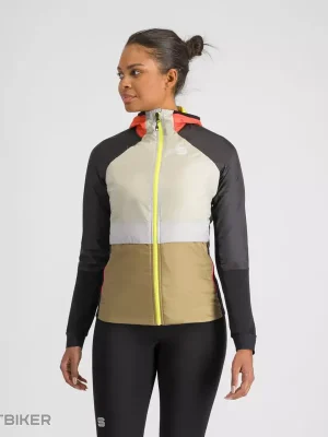 Sportful CARDIO dámská bunda, black/military green/pompelmo Finální Výprodej