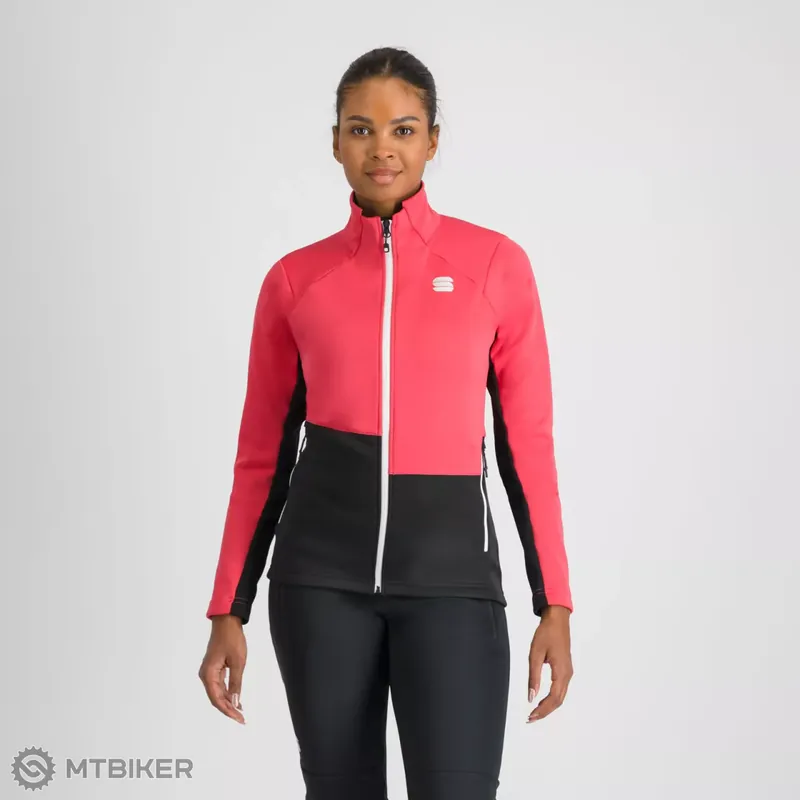 Originální Sportful ENGADIN dámská bunda, raspberry pink/galaxy blue