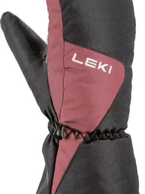 Akční Cena LEKI Nevio Junior dětské rukavice, black-rose
