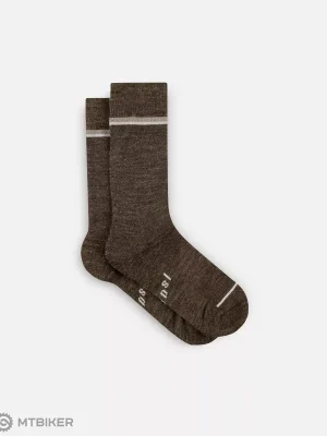 Isadore Merino Winter ponožky, hnědá Cenově Výhodný