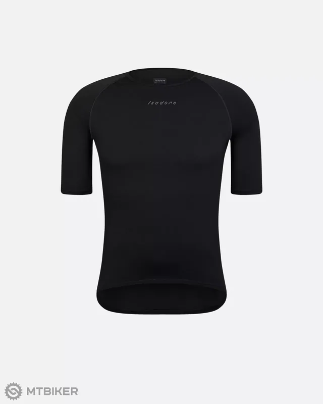 Autentický Isadore Merino Short Sleeve Baselayer triko, černá