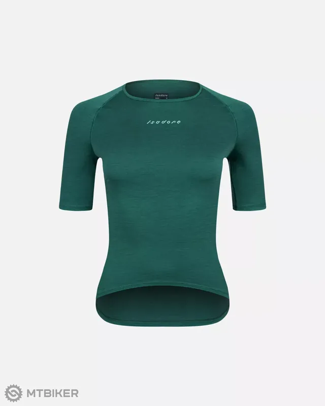 Isadore Merino Short Sleeve Baselayer dámské triko, smoke pine Výhodná Nabídka