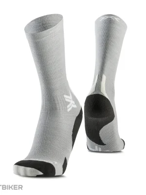 X-BIONIC X-SOCKS RUN DISCOVER MERINO CREW běžecké ponožky, šedá Autentický