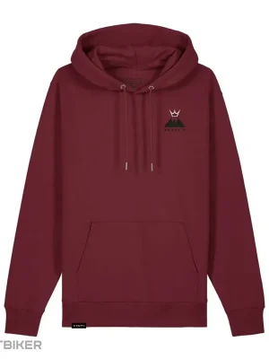 Cenový Hit Peaty‘s PUBWEAR mikina, burgundy