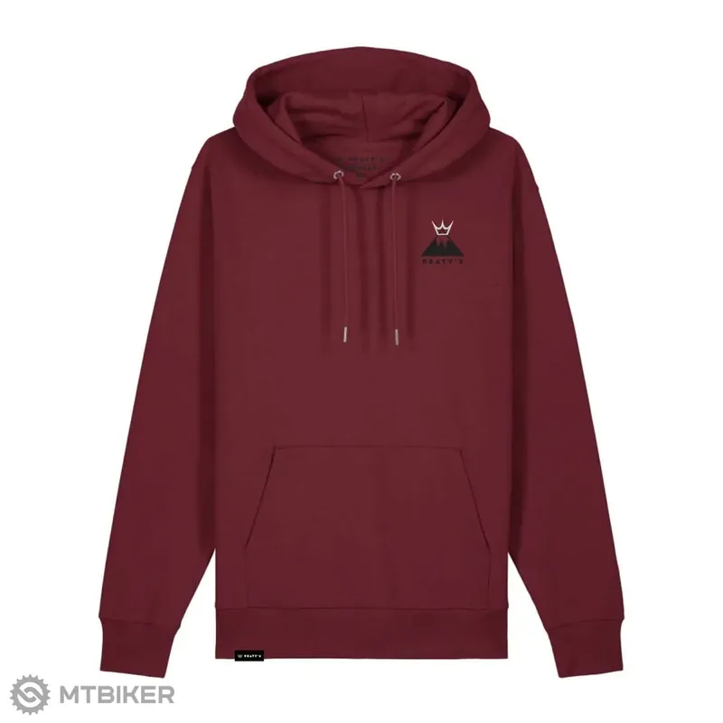 Cenový Hit Peaty‘s PUBWEAR mikina, burgundy