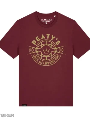 Peaty‘s PUBWEAR triko, burgundy Super Cena