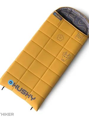 HUSKY Kids Gizmo dětský spacák, 145 cm, mustard Nejlepší Cena