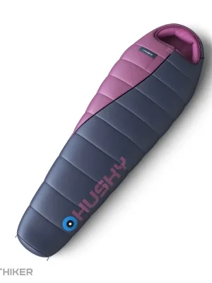 HUSKY Ladies Motion dámský spacák, 175 cm, modrá/růžová Časově Omezené