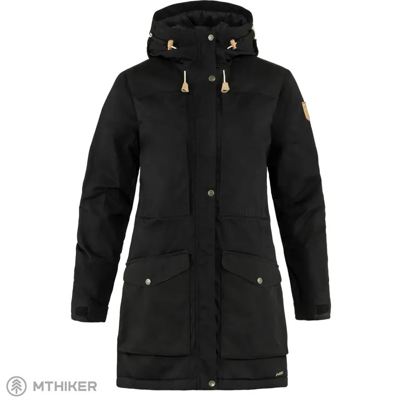 Přímo Od Výrobce Fjällräven Singi Wool Padded dámská parka, černá