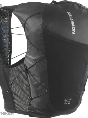 Vysoce Kvalitní Salomon ACTIVE SKIN 12 dámská vesta, black/metal