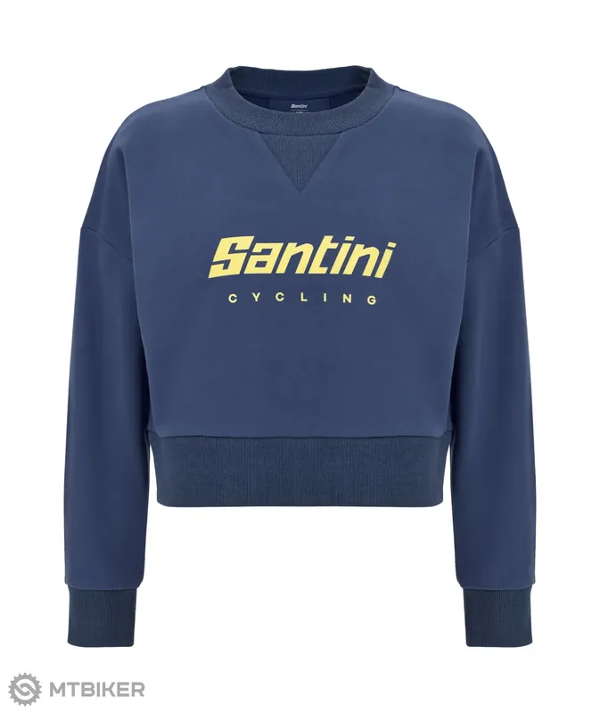 Santini krátká dámská mikina, brand blue Rychlé Dodání