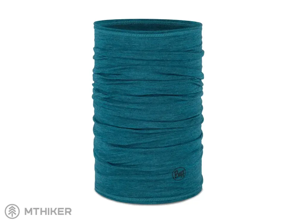BUFF Merino Lightweight nákrčník, solid teal bandana Jen Po Omezenou Doba