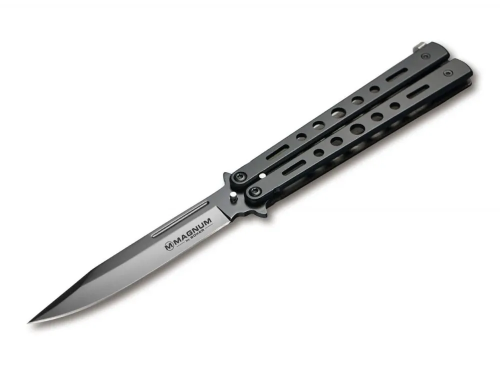 Vrácení Zdarma Böker nůž Magnum Balisong Black 06EX402