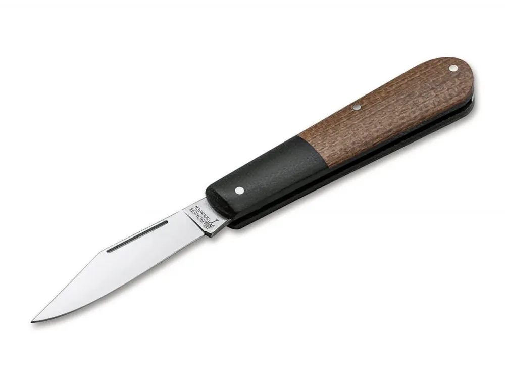 Horká Nabídka Böker Nůž Kapesní Barlow Integral Burlap Micarta hnědý 110943
