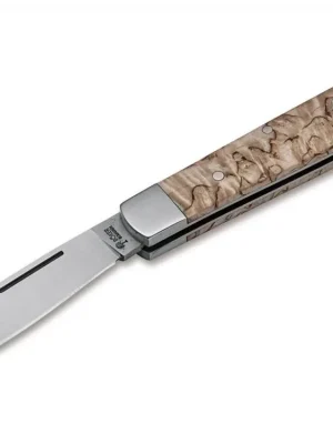 Böker Nůž Kapesní Barlow Prime Curly Birch 111942 Časově Omezené