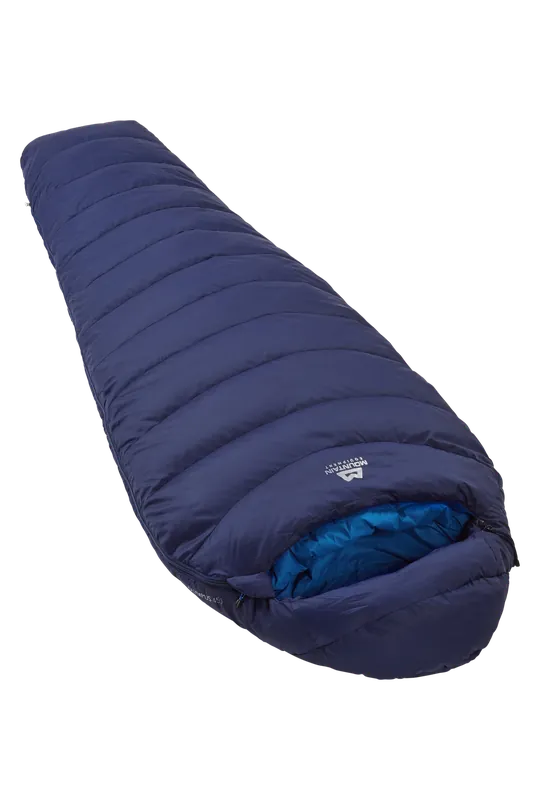 Must-Have Mountain Equipment péřový spacák s DWR Olympus 450 Long