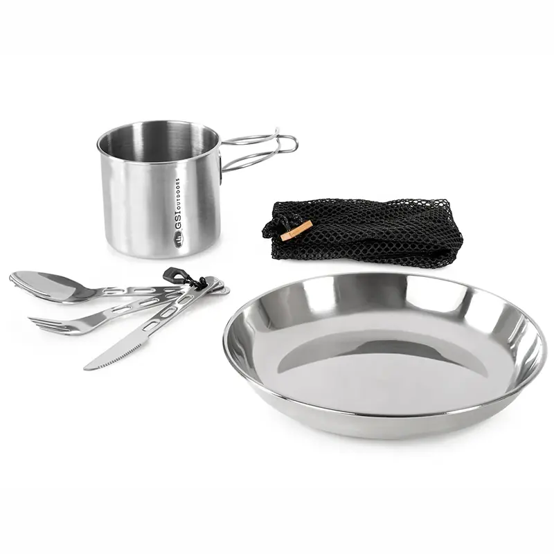 GSI Outdoors hrnek Glacier Stainless 1 Person Set Cenový Hit