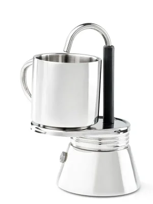Akce GSI Outdoors set presovače a malého espresso šálkuStainless Mini Espresso 1 cup 74ml