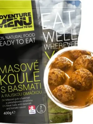 Cenová Bomba Adventure menu Masové koule s basmati a rajskou omáčkou 400g