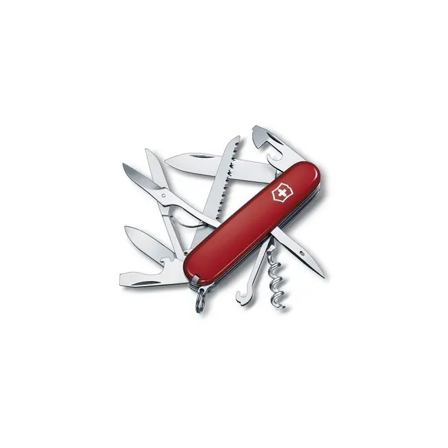 Victorinox kapesní nůž transparentní 91mm Huntsman Celidor rudý Must-Have