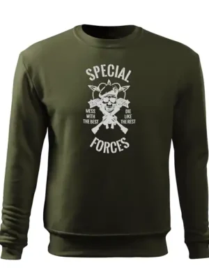 Odeslání Ihned DRAGOWA pánská mikina special forces, oliv 300g / m2