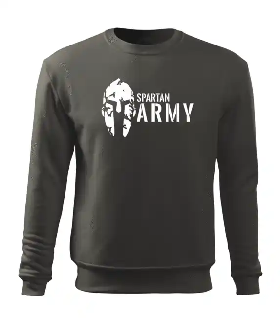DRAGOWA pánská mikina spartan army, šedá 300g / m2 Nejlepší Cena
