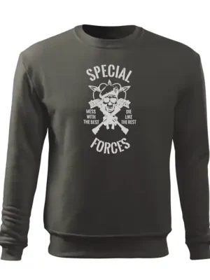 Akční Nabídka DRAGOWA pánská mikina special forces, šedá 300g / m2