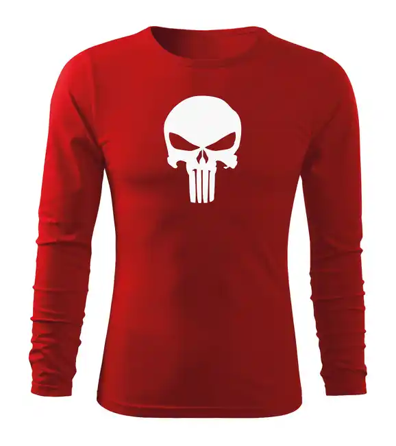 DRAGOWA Fit-T tričko s dlouhým rukávem punisher, červená 160g / m2 Kup Teď