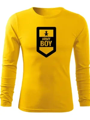 Poslední Šance DRAGOWA Fit-T tričko s dlouhým rukávem army boy, 160g / m2