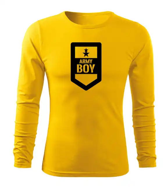 Poslední Šance DRAGOWA Fit-T tričko s dlouhým rukávem army boy, 160g / m2