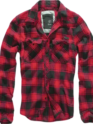 Brandit Checkshirt košile, červeno černá Novinka
