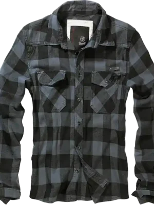 Brandit Checkshirt košile, šedo černá Nejlepší Volba