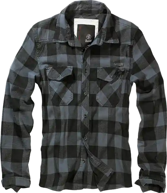 Brandit Checkshirt košile, šedo černá Nejlepší Volba