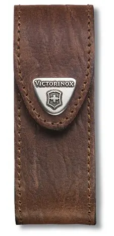 Victorinox pouzdro kožené - standardní hnědé do 91mm Omezená Nabídka