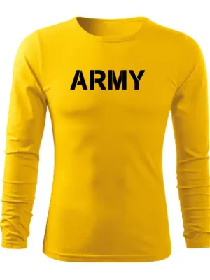 Rychlé Dodání DRAGOWA Fit-T tričko s dlouhým rukávem army, 160g / m2