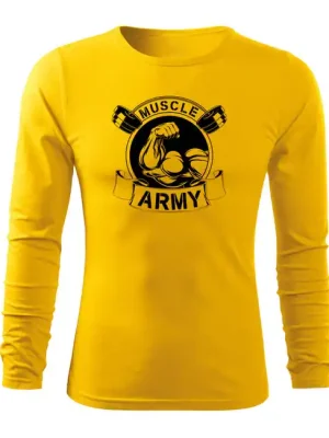 Nejlepší Volba DRAGOWA Fit-T tričko s dlouhým rukávem muscle army original, 160g / m2