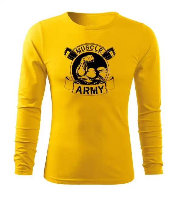 Nejlepší Volba DRAGOWA Fit-T tričko s dlouhým rukávem muscle army original, 160g / m2