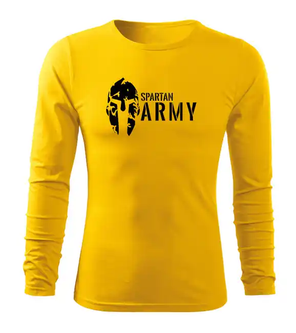 DRAGOWA Fit-T tričko s dlouhým rukávem spartan army, 160g / m2 Poslední Šance