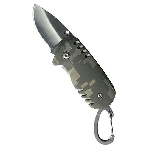 Rychlé Dodání Mil-tec malý zavírací nůž s karabinou, AT-digital, 9cm